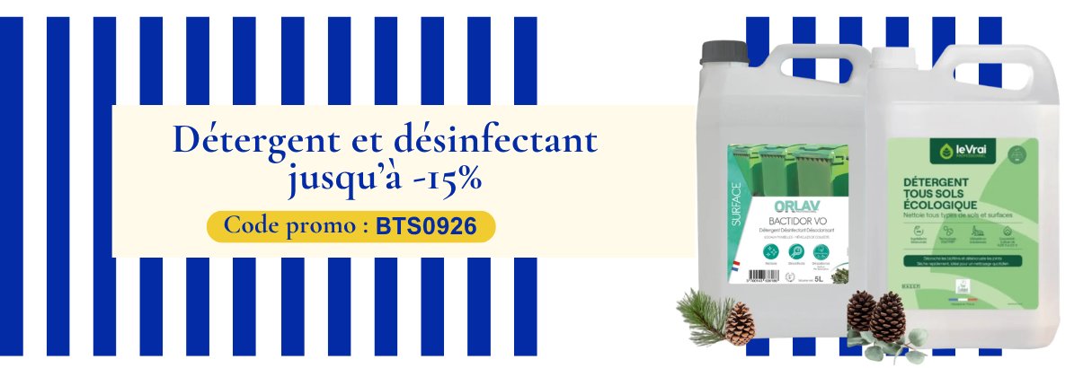 Détergent et désinfectant